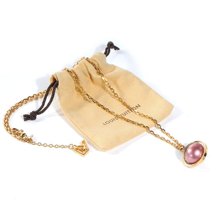 Louis Vuitton Magnetic Glitter Pendant Necklace 5 of 5