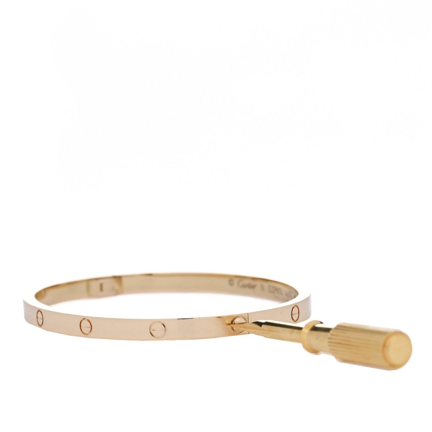 18K Yellow Gold Small LOVE Bracelet 16