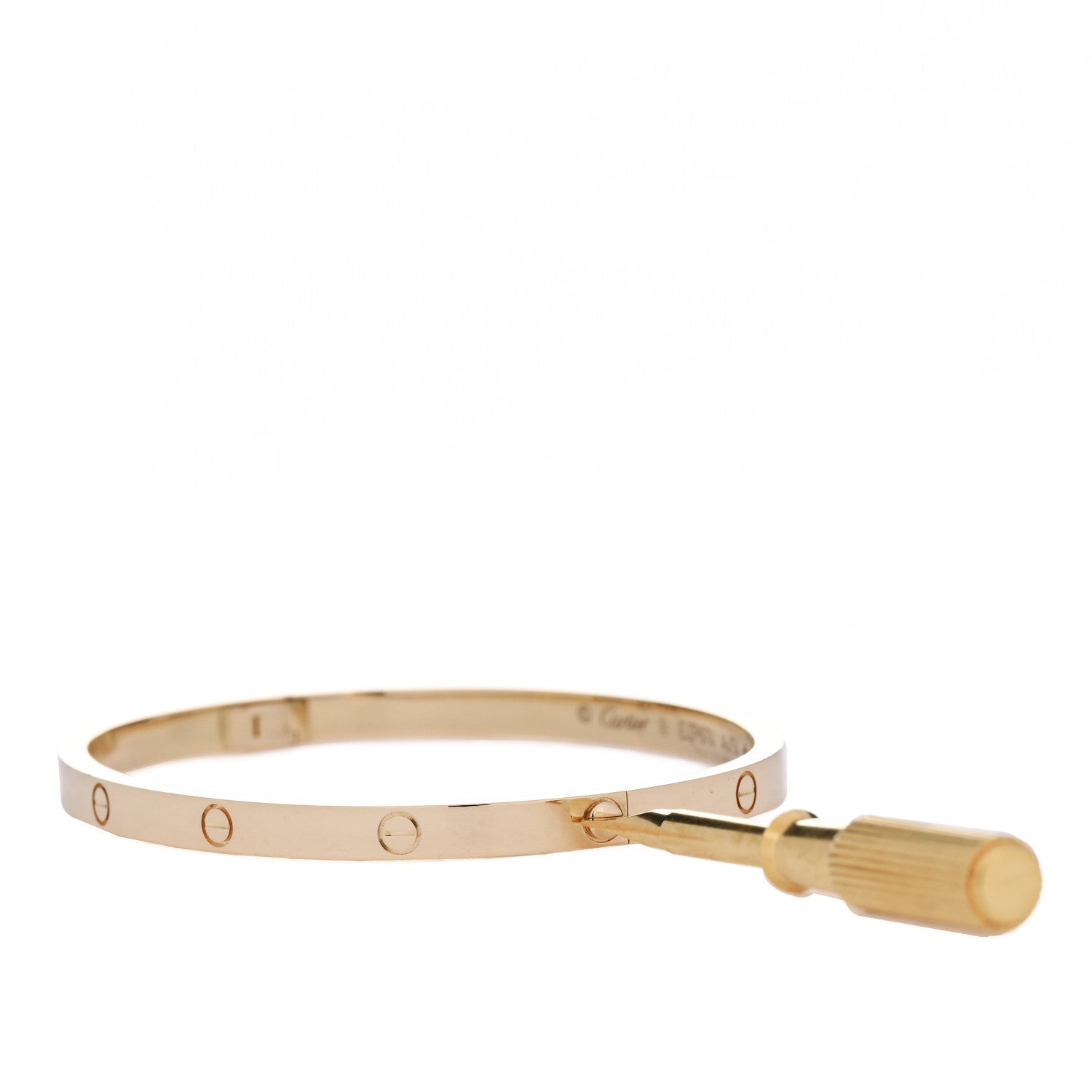 Cartier 18K Yellow Gold Small LOVE Bracelet 16 3 of 8