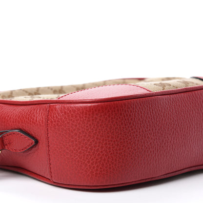 Gucci Monogram Mini Bree Messenger Bag Red 6 of 12