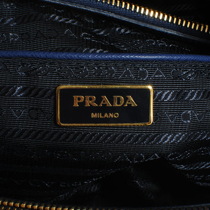 Prada Saffiano Lux Medium Tote Bluette 6 of 10