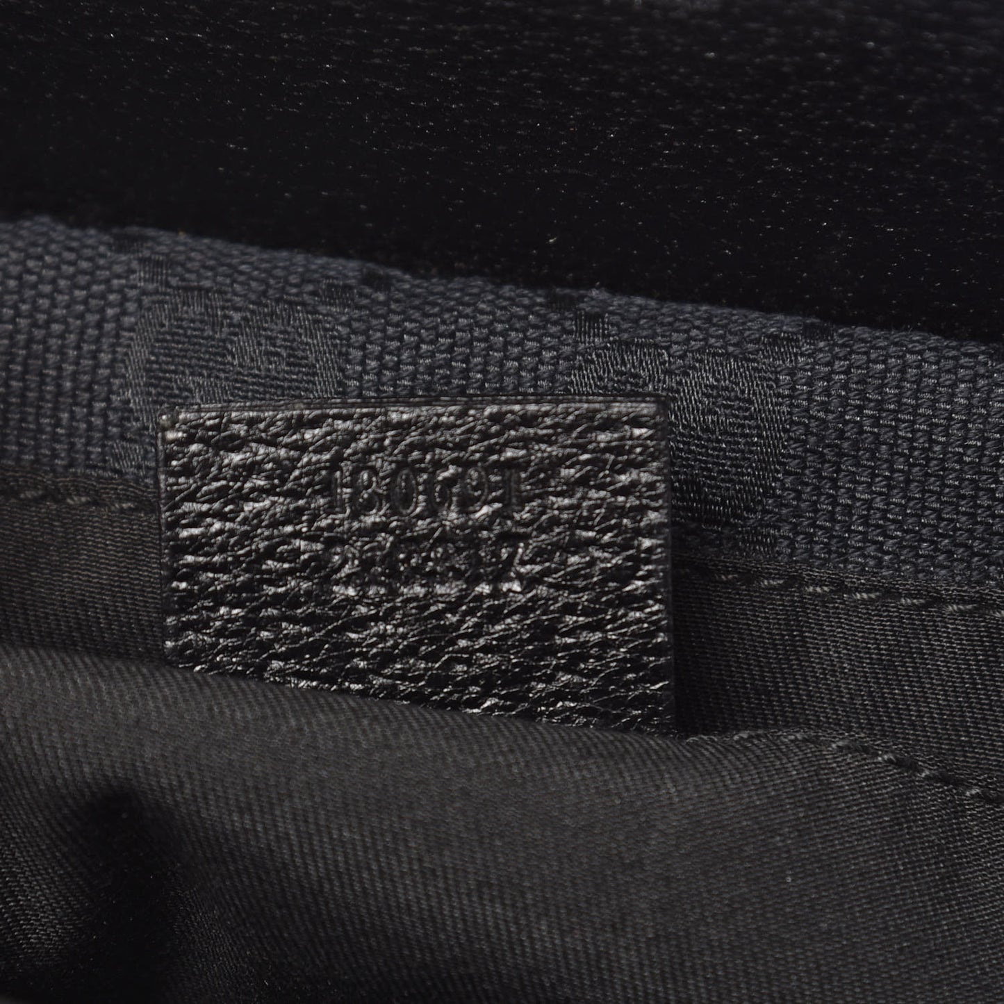 Monogram Web Belt Pouch Bag Black