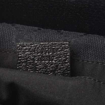 Gucci Monogram Web Belt Pouch Bag Black 7 of 10