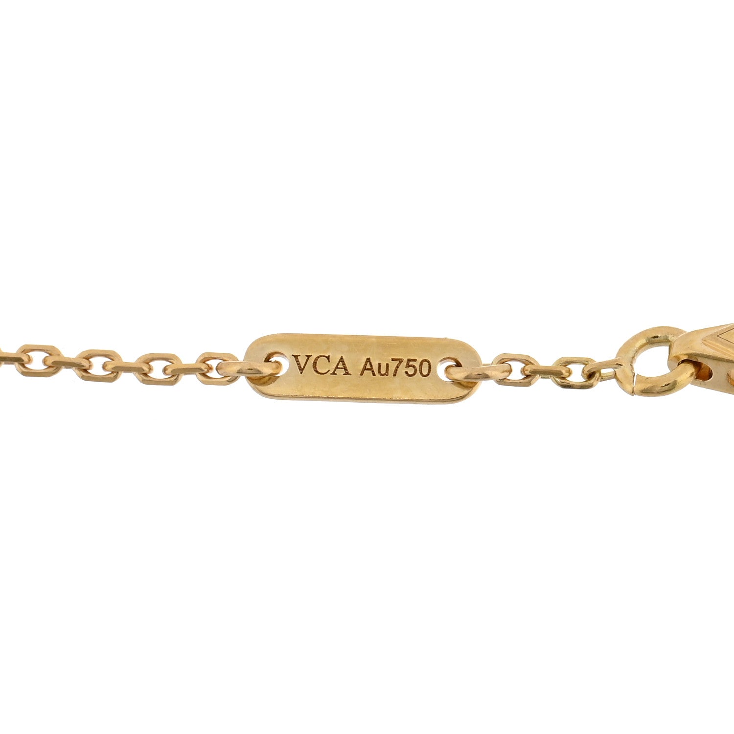 Van Cleef & Arpels 18K Yellow Gold Mother of Pearl Sweet Alhambra Bracelet 3 of 4