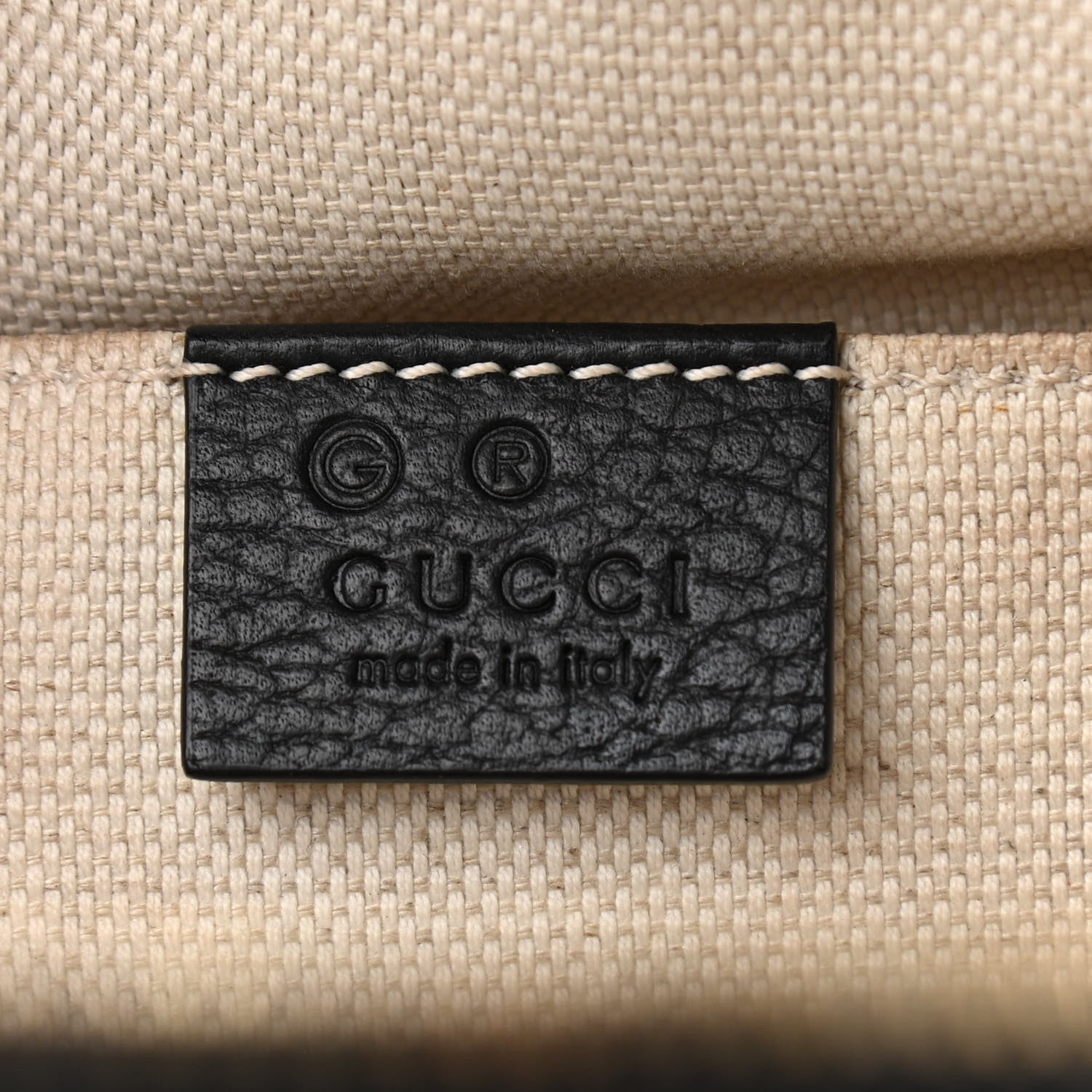 Gucci Pebbled Calfskin Soho Chain Backpack Black 6 of 10