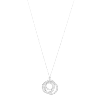 Tiffany Sterling Silver 1837 Circles Pendant Necklace 1 of 8