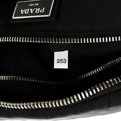 Prada Technical Nylon Harness Pocket Backpack Black Green 8 of 11