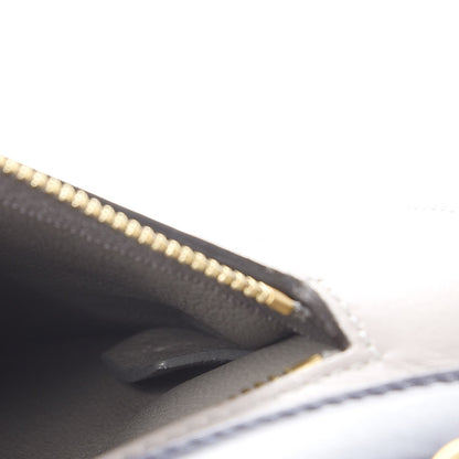 Celine Sleek Calfskin Small Tri-Color Trapeze Dark Blue 8 of 17