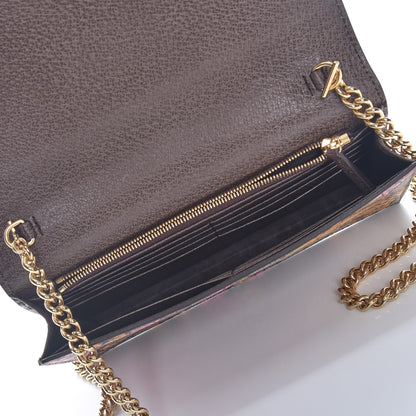 Gucci GG Supreme Monogram Bengal Chain Wallet Beige Pink 5 of 7