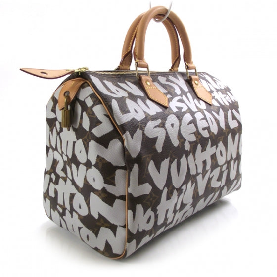Monogram Graffiti Speedy 30 Silver