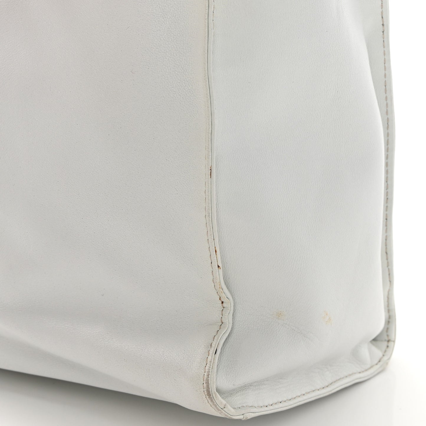 Soft Calfskin Tote White