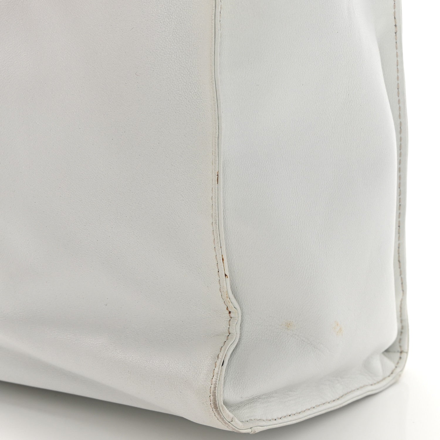 Prada Soft Calfskin Tote White 16 of 21