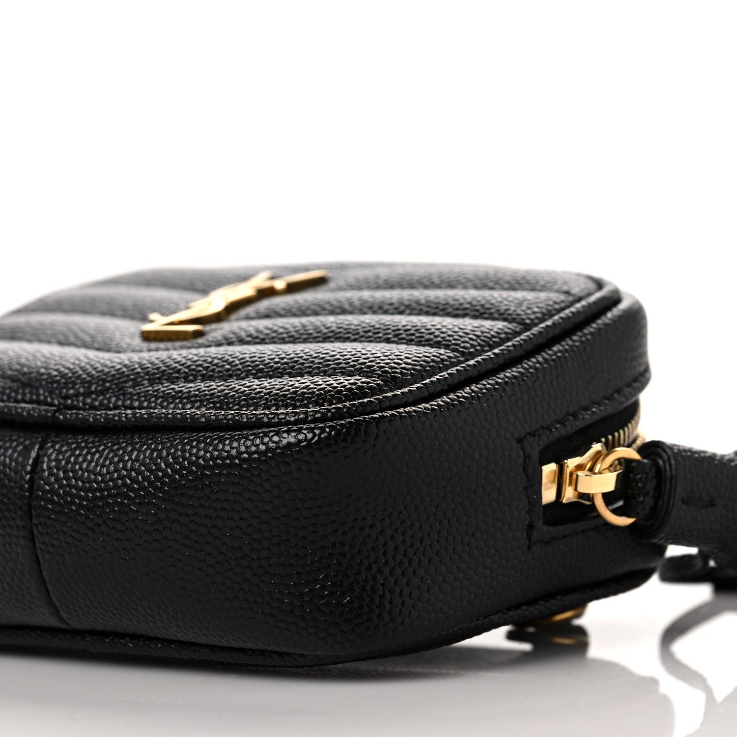 Saint Laurent Grain De Poudre Matelasse Monogram Baby Lou Camera Bag Black 9 of 10