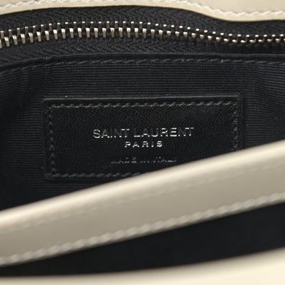 Saint Laurent Calfskin Y Quilted Monogram Toy Loulou Crossbody Bag Ivory 6 of 12