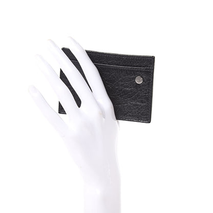 Balenciaga Agneau Arena Card Holder Black 2 of 6