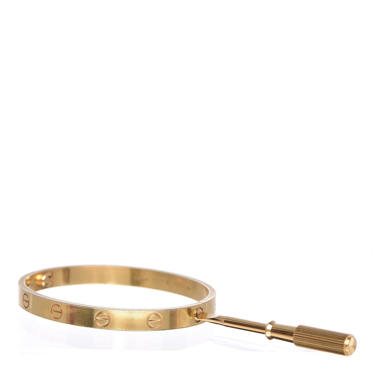 18K Yellow Gold LOVE Bracelet 17