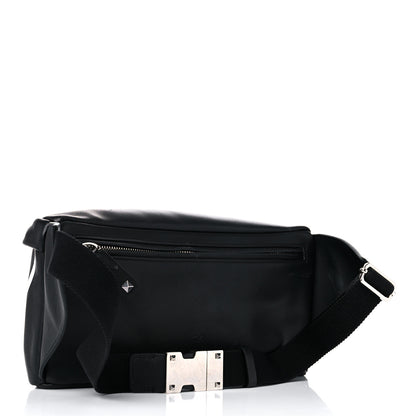 Valentino Garavani Calfskin Go Logo Belt Bag Black White 3 of 18
