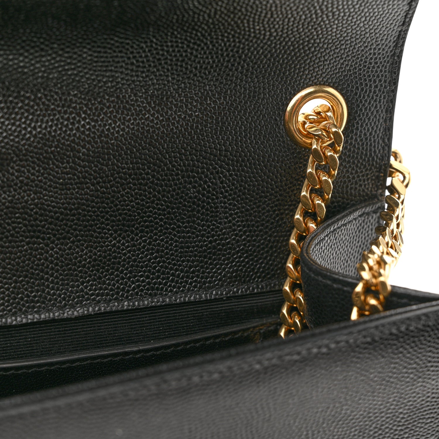 Saint Laurent Grain De Poudre Small Monogram Kate Satchel Black 11 of 11