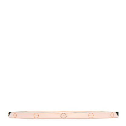 Cartier 18K Pink Gold Small LOVE Bracelet 17 1 of 4