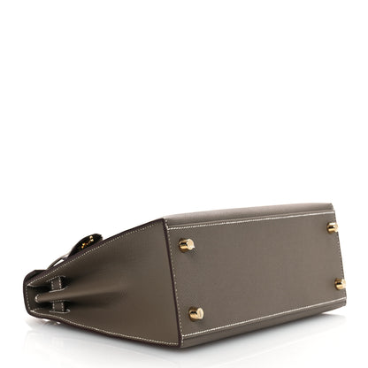 Hermes Epsom Kelly Sellier 25 Etoupe 4 of 16