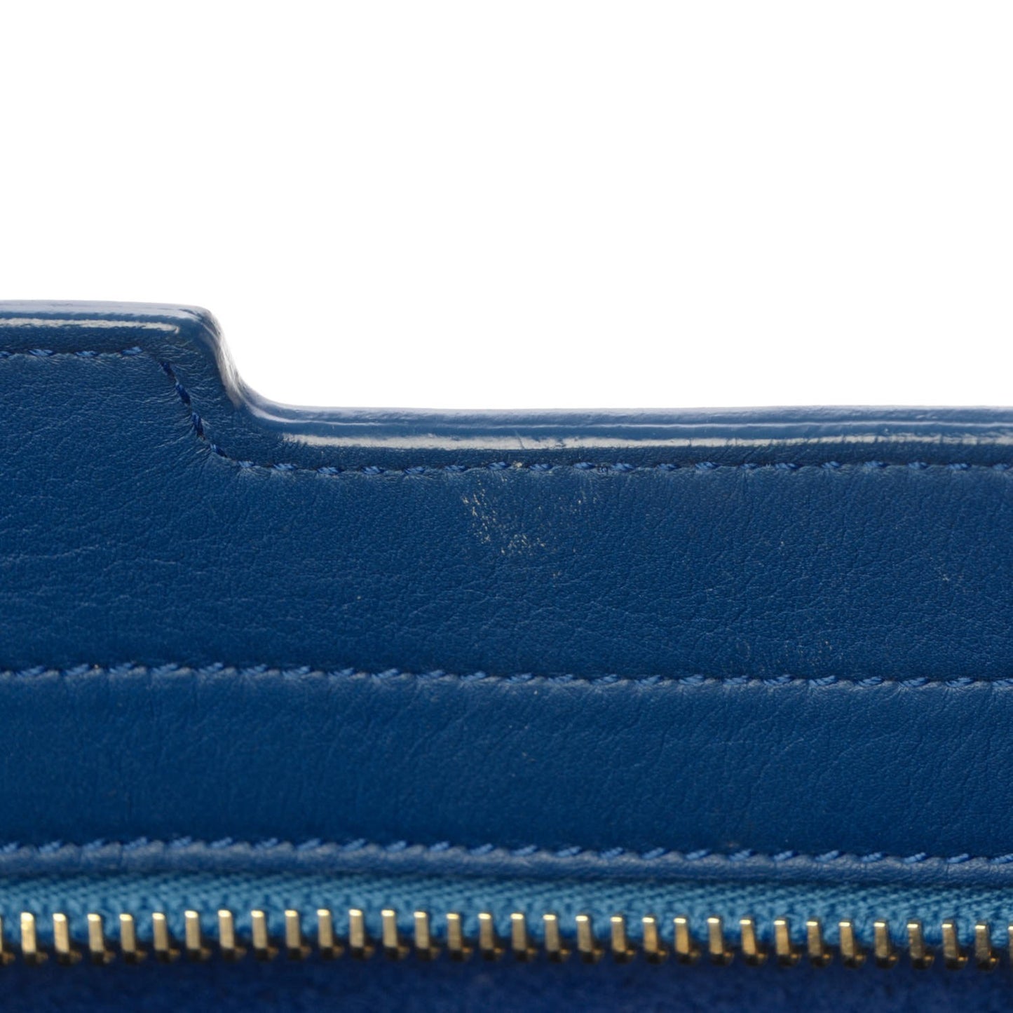 Calfskin Small Classic Y Cabas Royal Blue