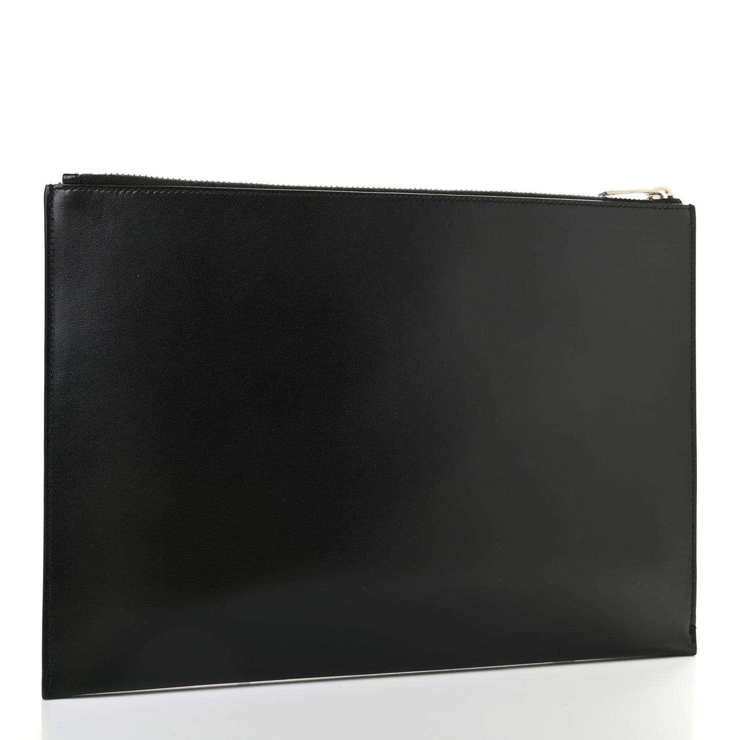 Calfskin Classic Monogram Zipped Tablet Holder Black