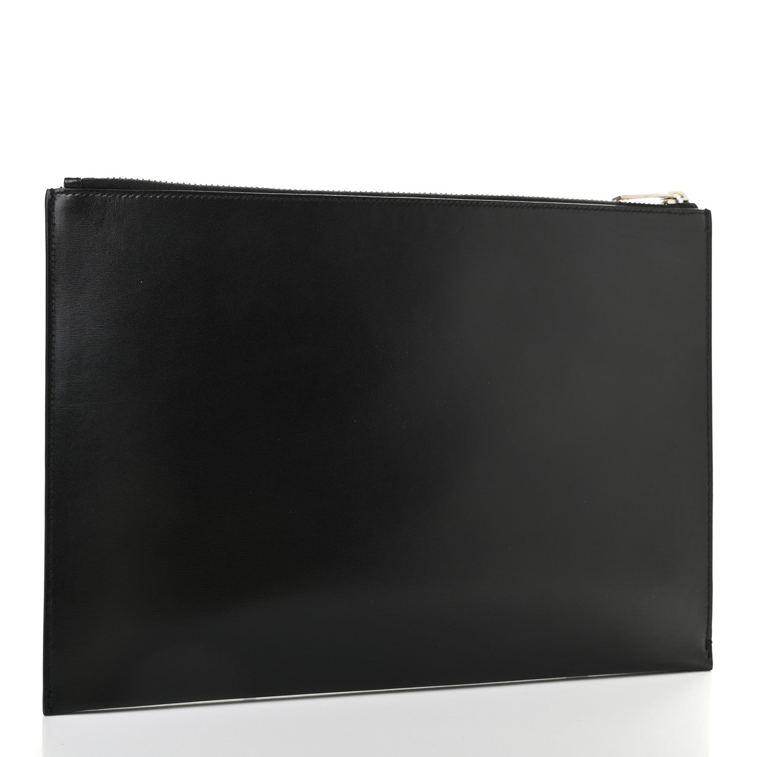 Saint Laurent Calfskin Classic Monogram Zipped Tablet Holder Black 3 of 7