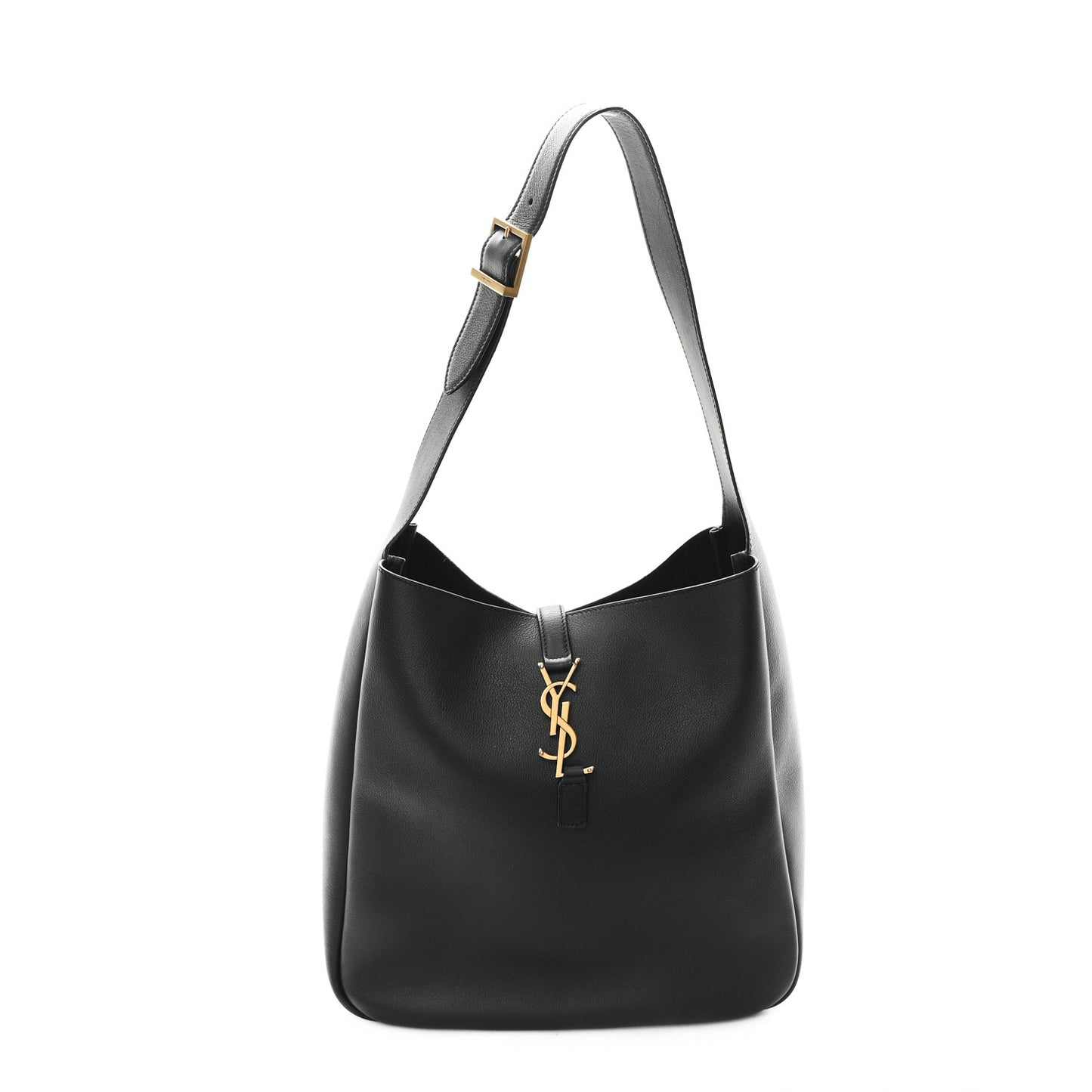 Smooth Calfskin Large Le 5 A 7 Soft Hobo Black