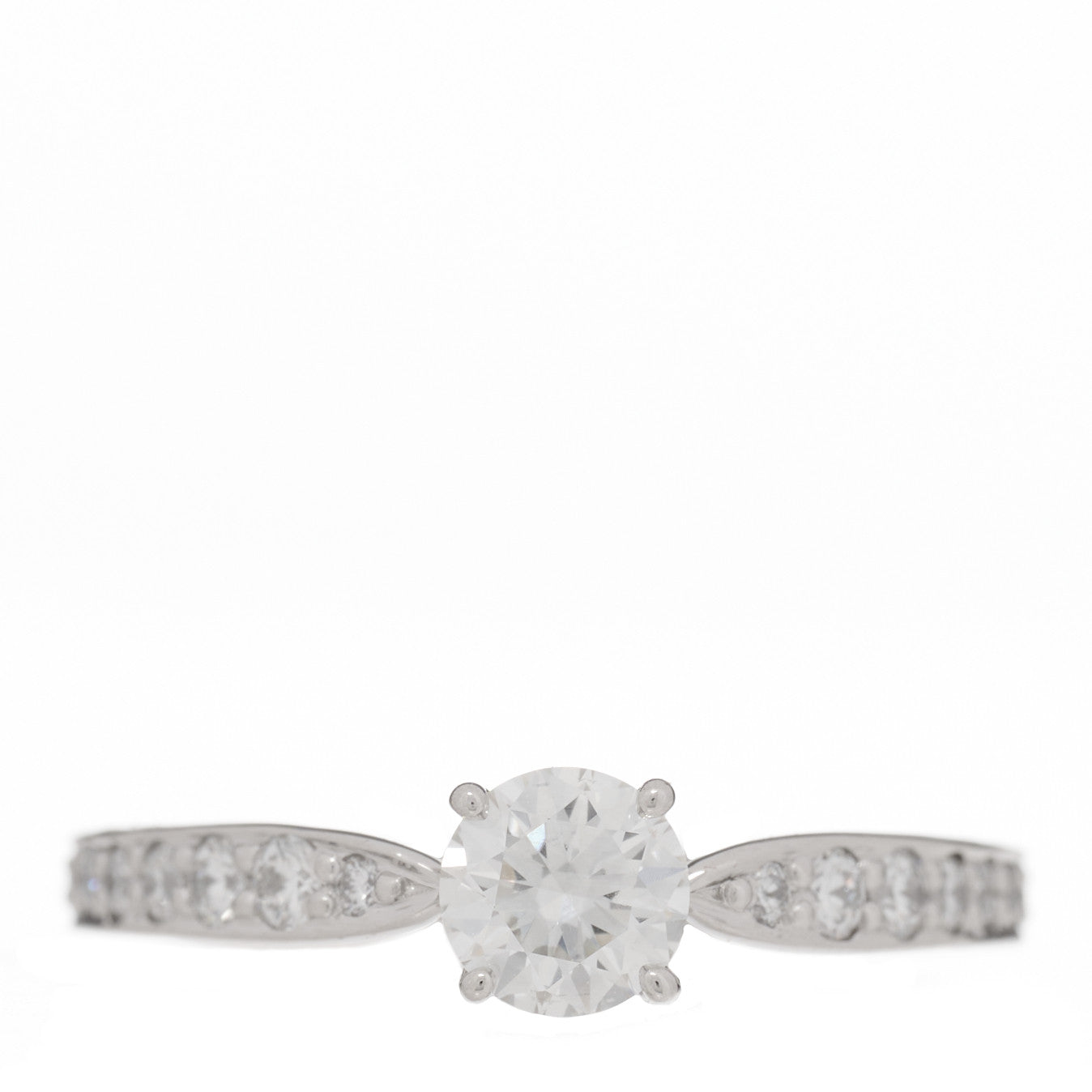 Platinum Diamond .34ct Round Brilliant Harmony Engagement Ring 47 4