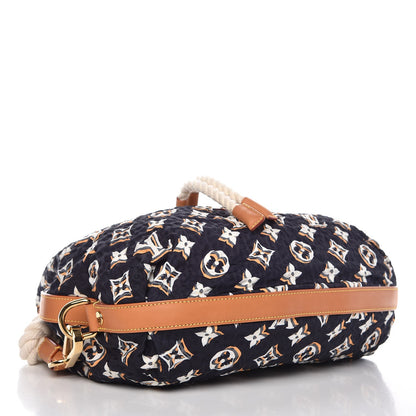Louis Vuitton Canvas Monogram Cruise Bulles MM Navy 4 of 8