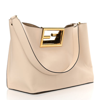 Fendi Vitello King Medium Fendi Way Tote Camelia 3 of 18