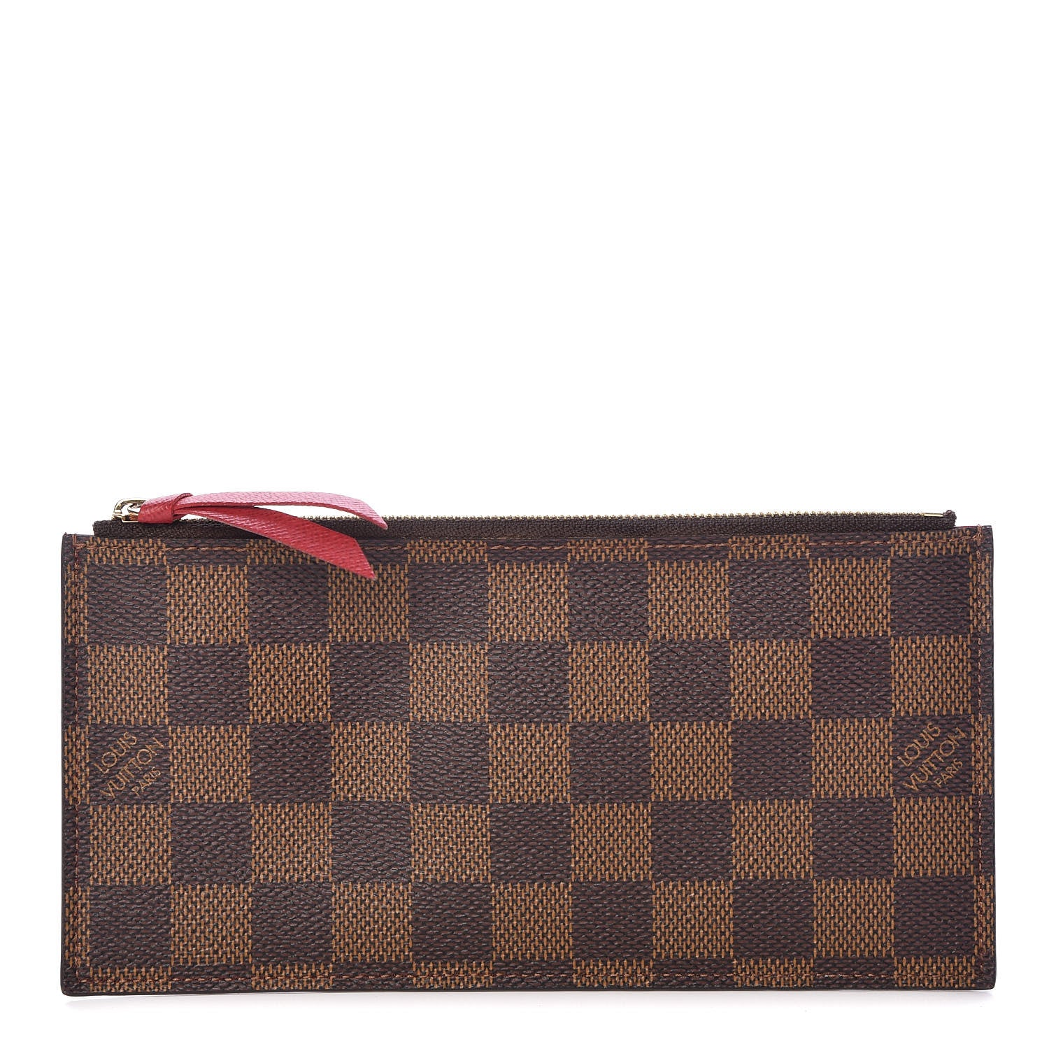 Louis Vuitton Damier Ebene Felicie Chain Wallet Zippered Insert 1 of 6