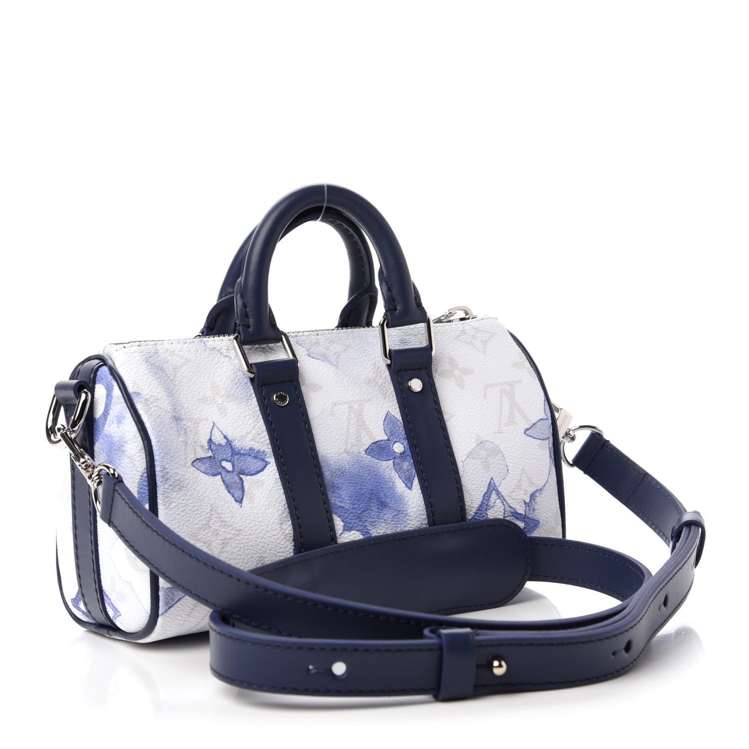 Louis Vuitton Monogram Watercolor Keepall XS Blue 3 of 10