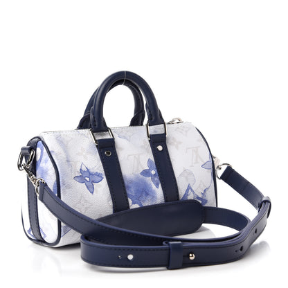 Louis Vuitton Monogram Watercolor Keepall XS Blue 3 of 10