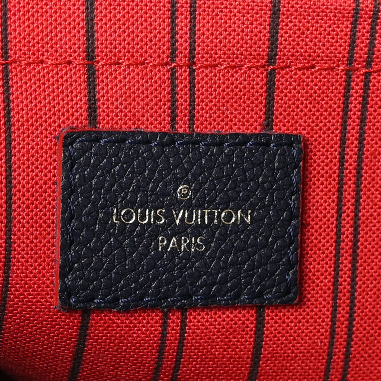 Empreinte Montaigne GM Marine Rouge