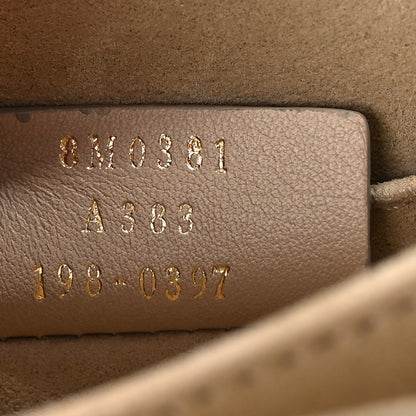 Fendi Vitello Liberty Metal Monster Eyes Small Kan I Shoulder Bag Black Gold 7 of 10