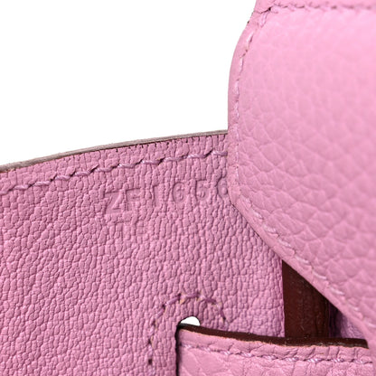 Hermes Taurillon Clemence Birkin 30 Mauve Sylvestre 7 of 12