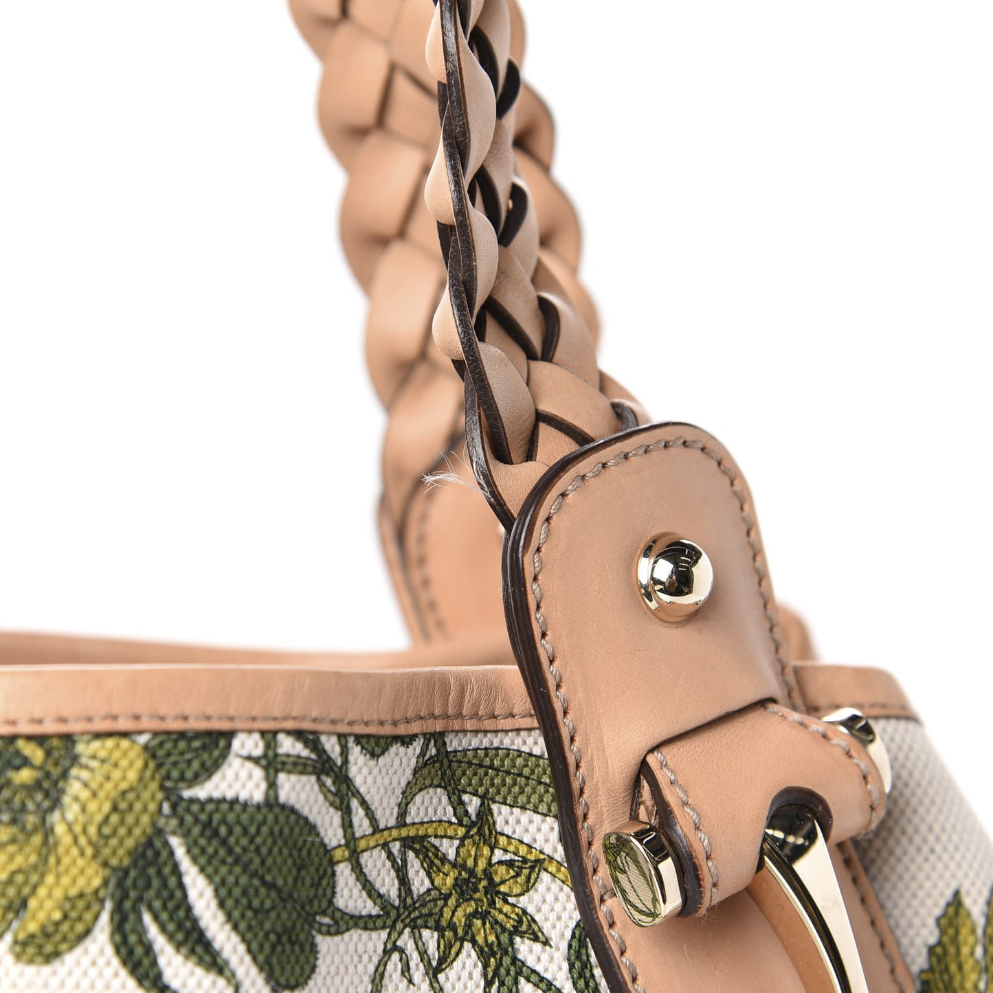 Canvas Small Floral Flora Pelham Shoulder Bag Beige