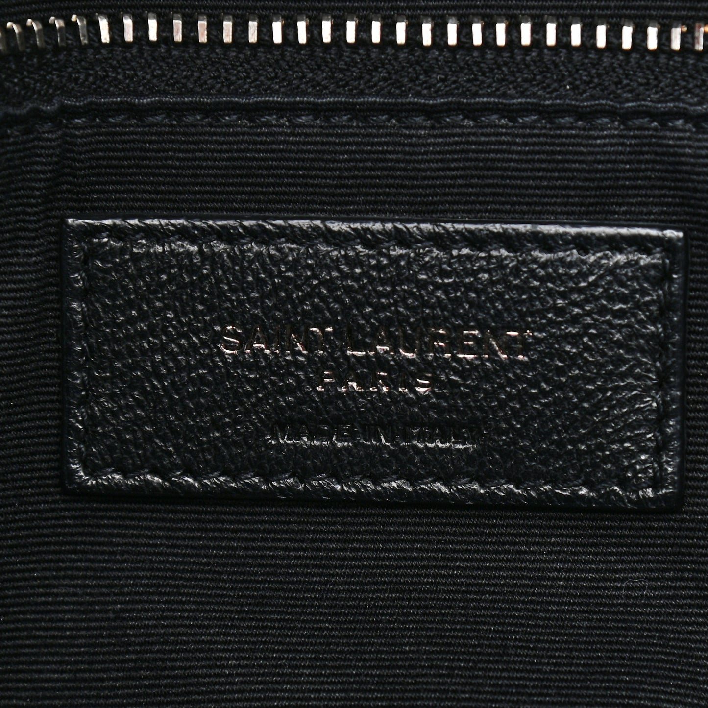 Patent Crocodile Embossed Lambskin Monogram Medium Niki Chain Satchel Black