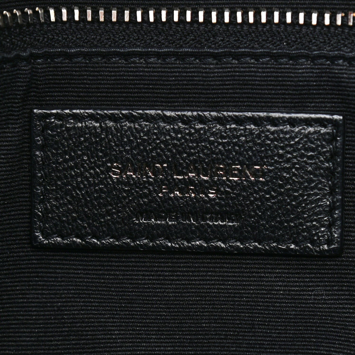 Saint Laurent Patent Crocodile Embossed Lambskin Monogram Medium Niki Chain Satchel Black 6 of 11