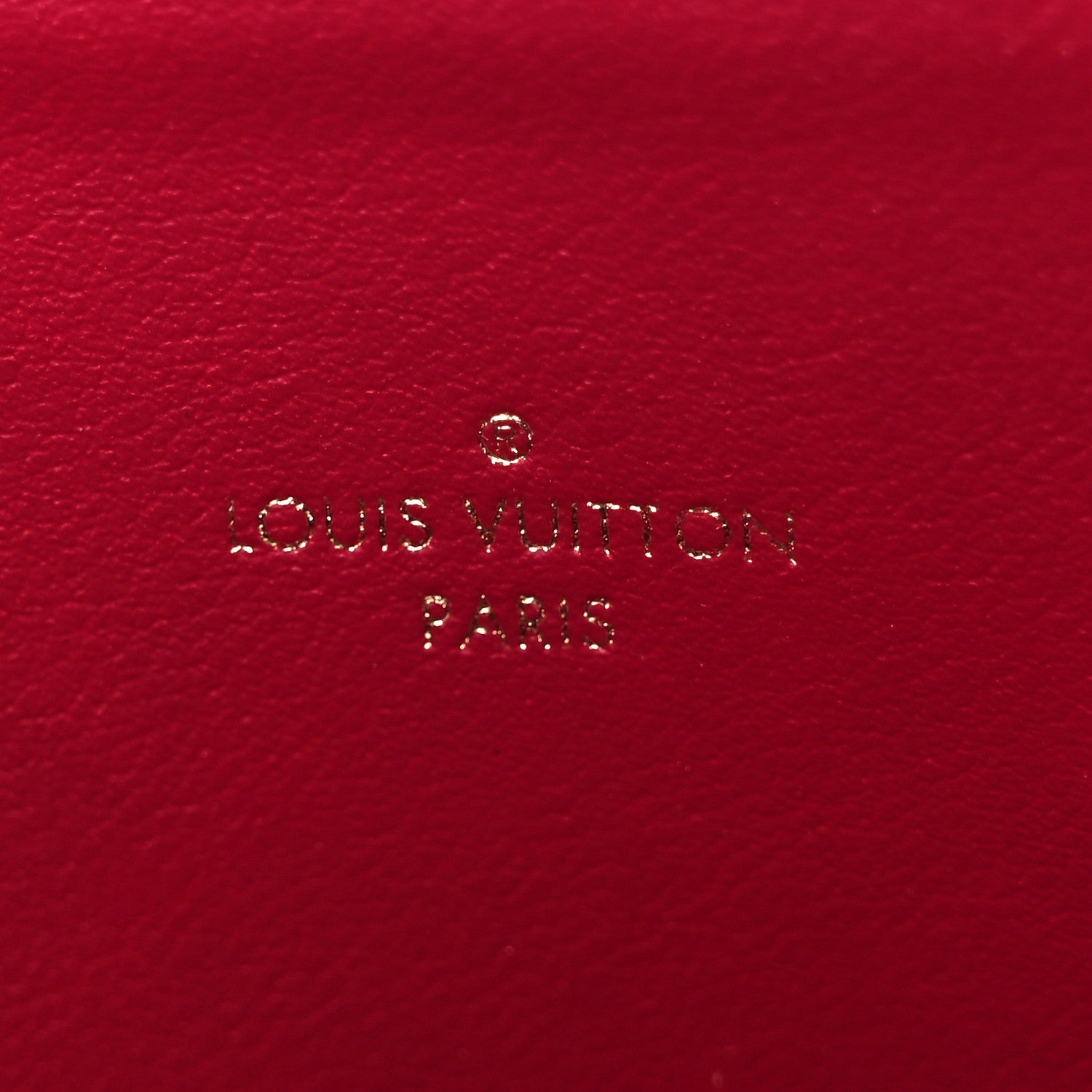 Louis Vuitton Monogram Felicie Chain Wallet Zippered Insert Fuchsia 6 of 6