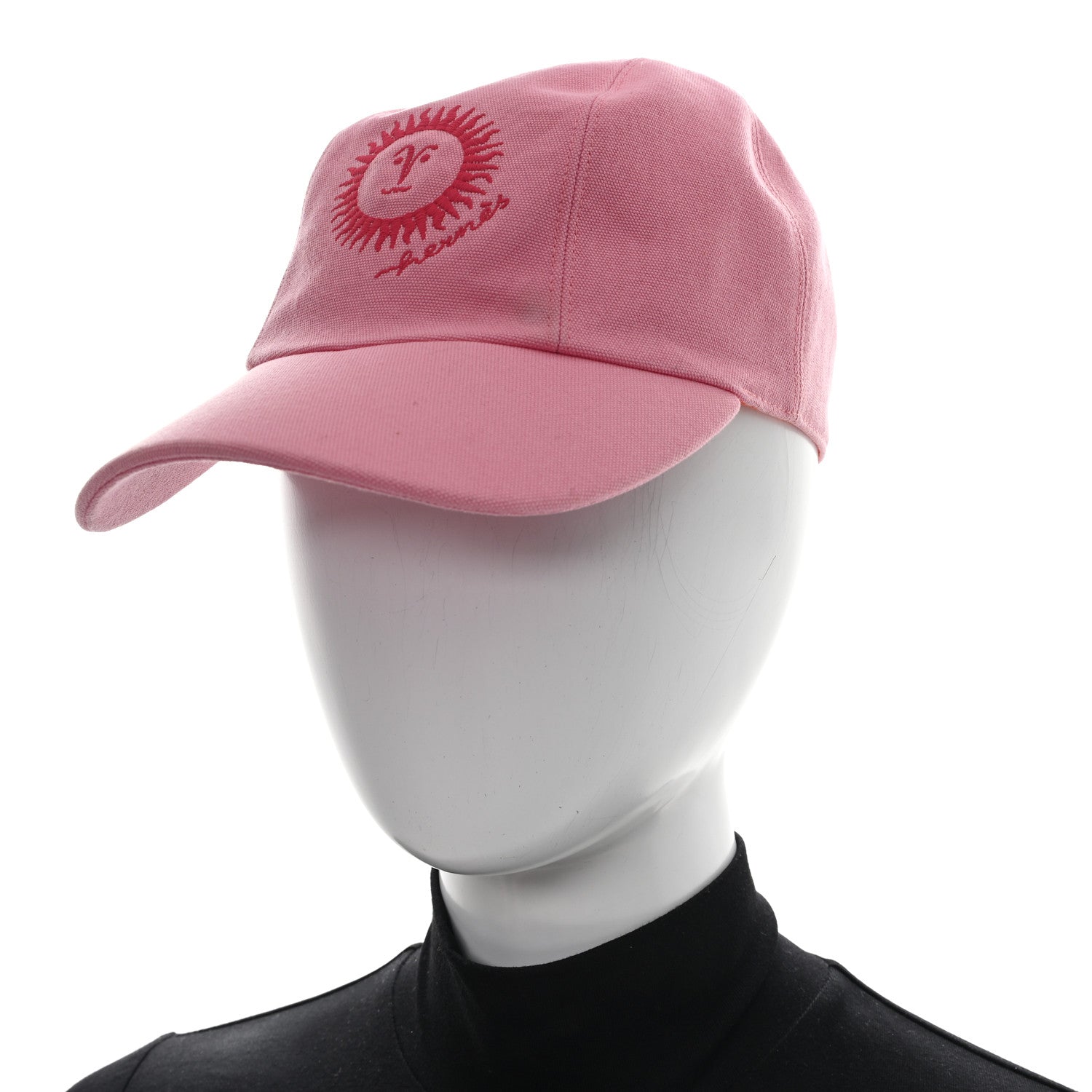 Hermes Cotton Davis Sunshine Hat 57 Rose 2 of 8