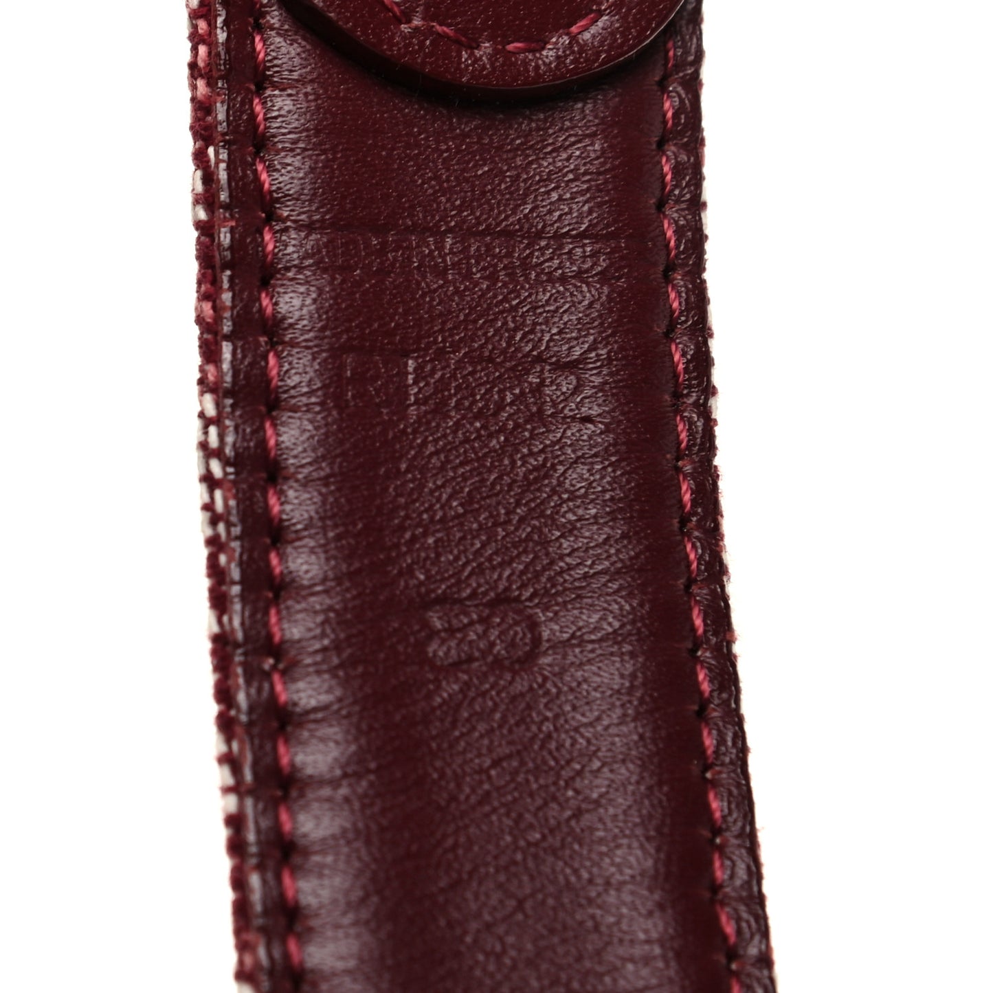 Monogram CD Belt 80 Burgundy