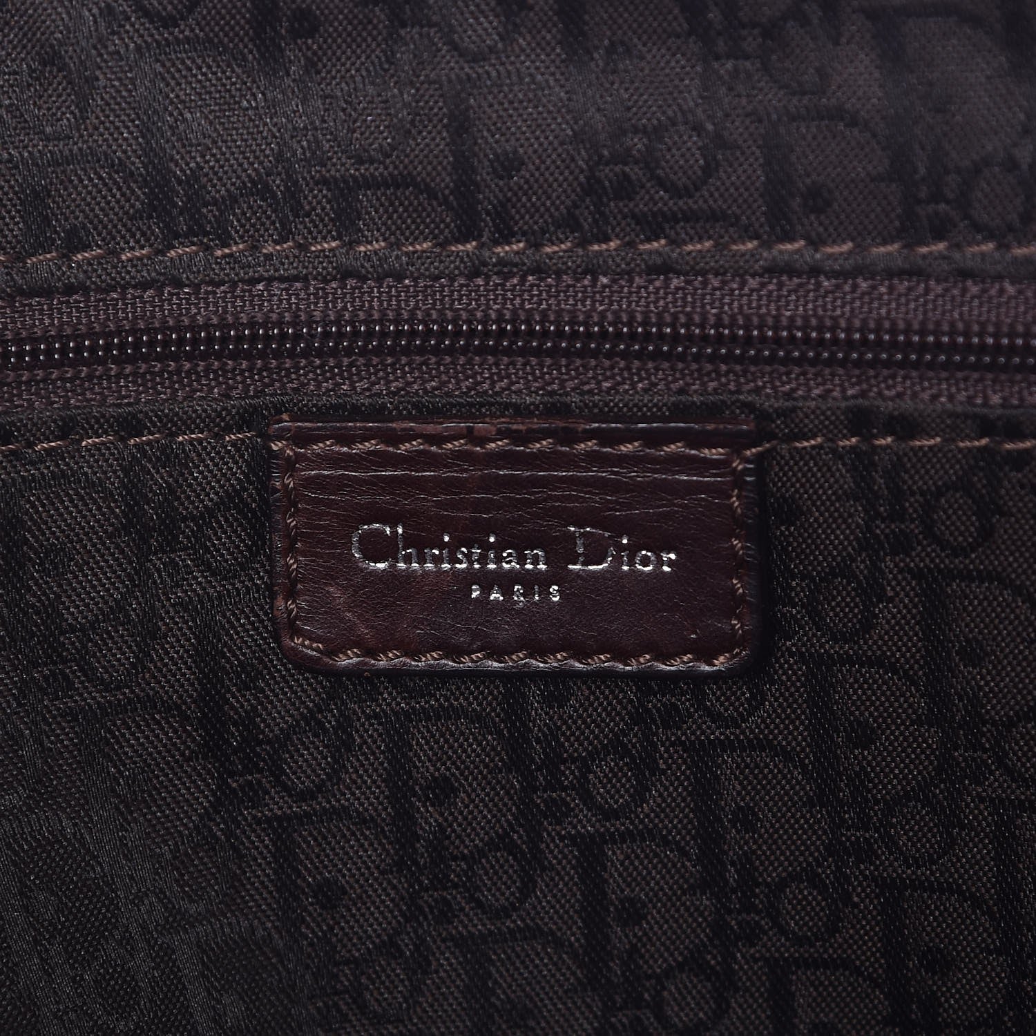 Christian Dior Calfskin Hardcore Pierced Shoulder Bag Brown 6 of 9