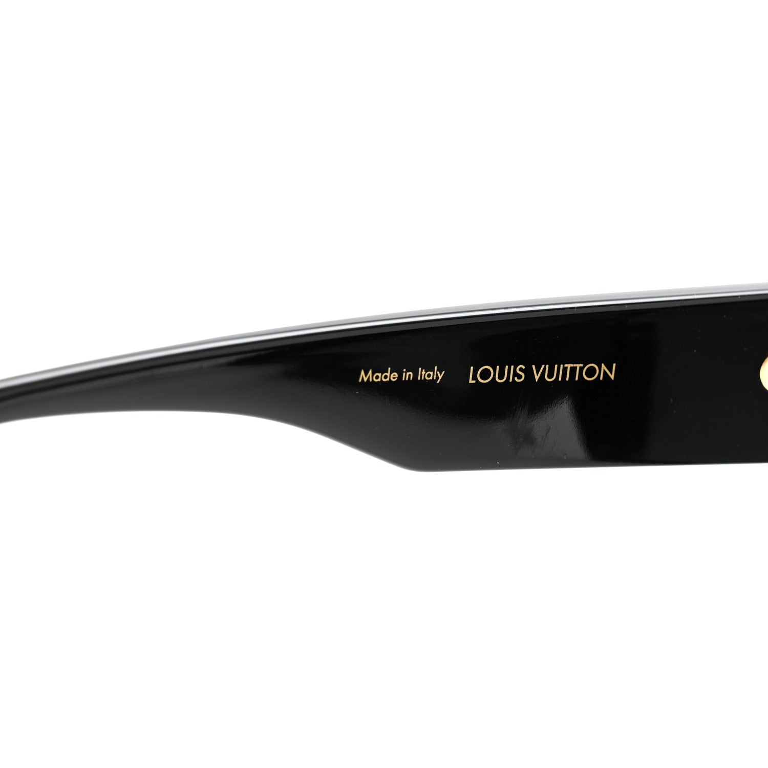 Louis Vuitton Acetate Swarovski Crystal Cyclone Sunglasses Z1578W Black 5 of 8