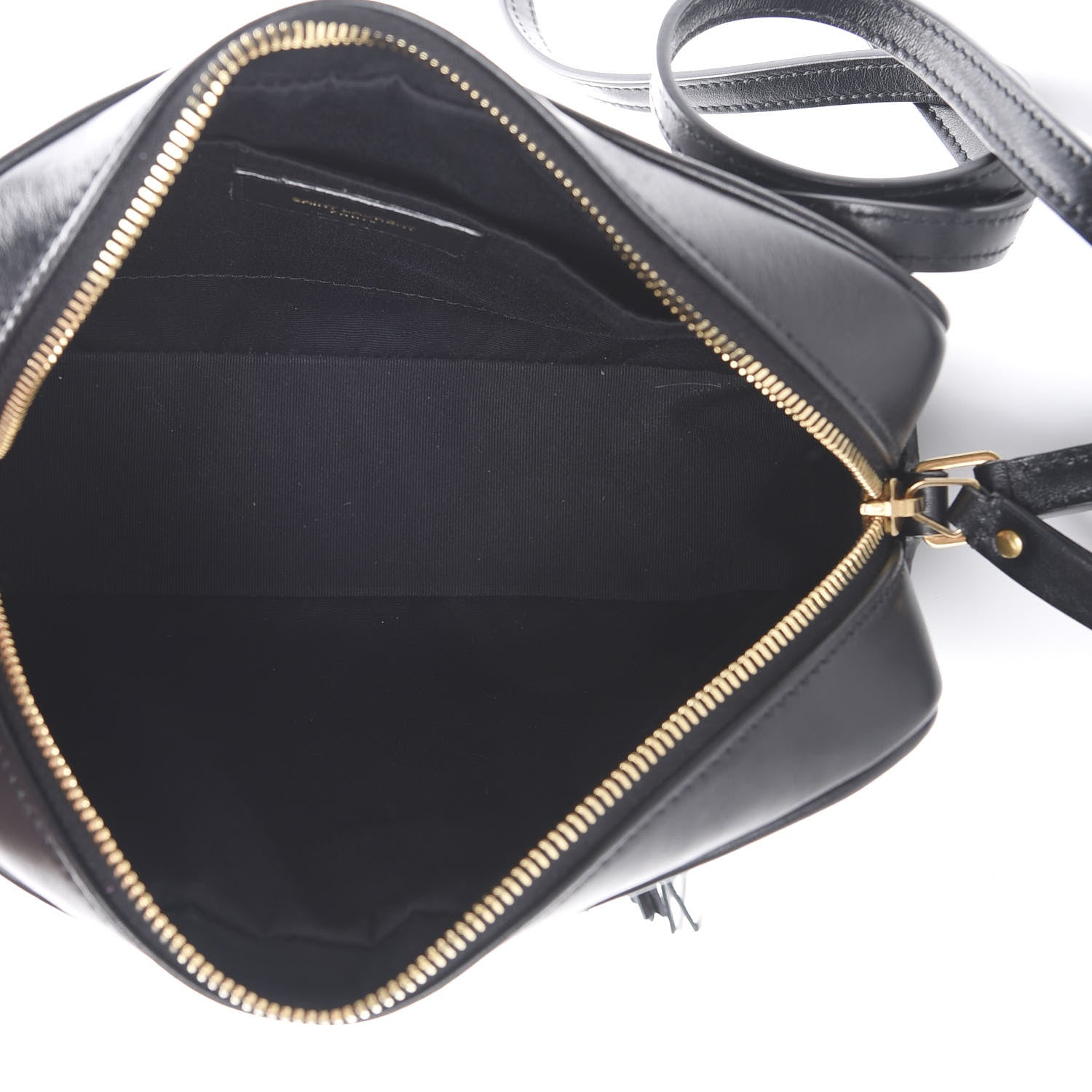 Saint Laurent Calfskin Matelasse Monogram Lou Camera Bag Black 4 of 9