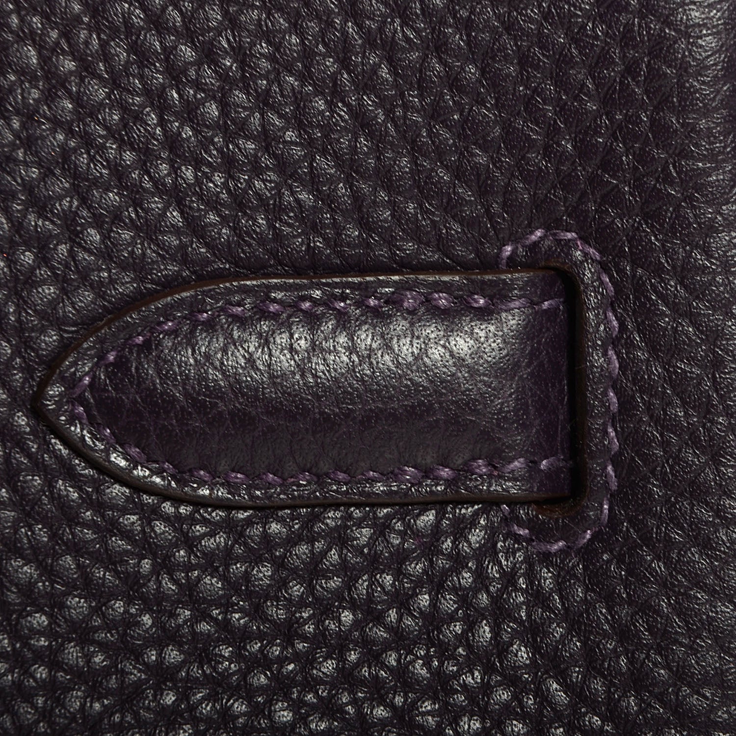 Hermes Taurillon Clemence Birkin 30 Raisin 10 of 22