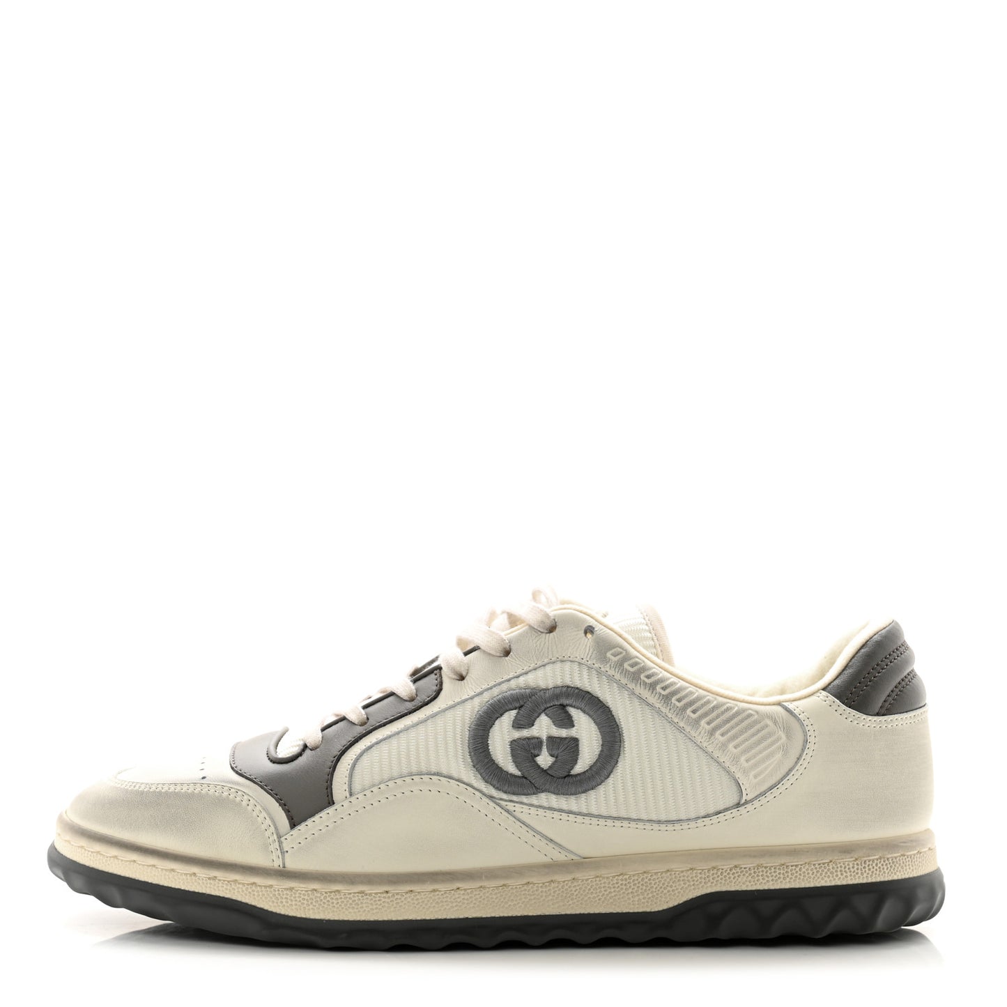 Dali Soft Calfskin Mens Mac80 Sneakers 10 Off White Grey