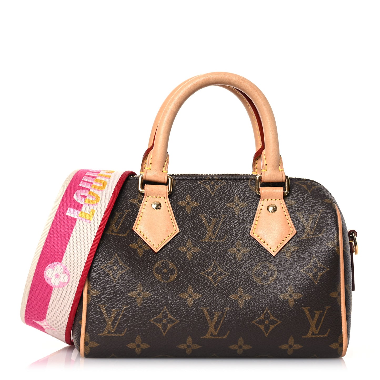 Monogram Speedy Bandouliere 20 Fuchsia