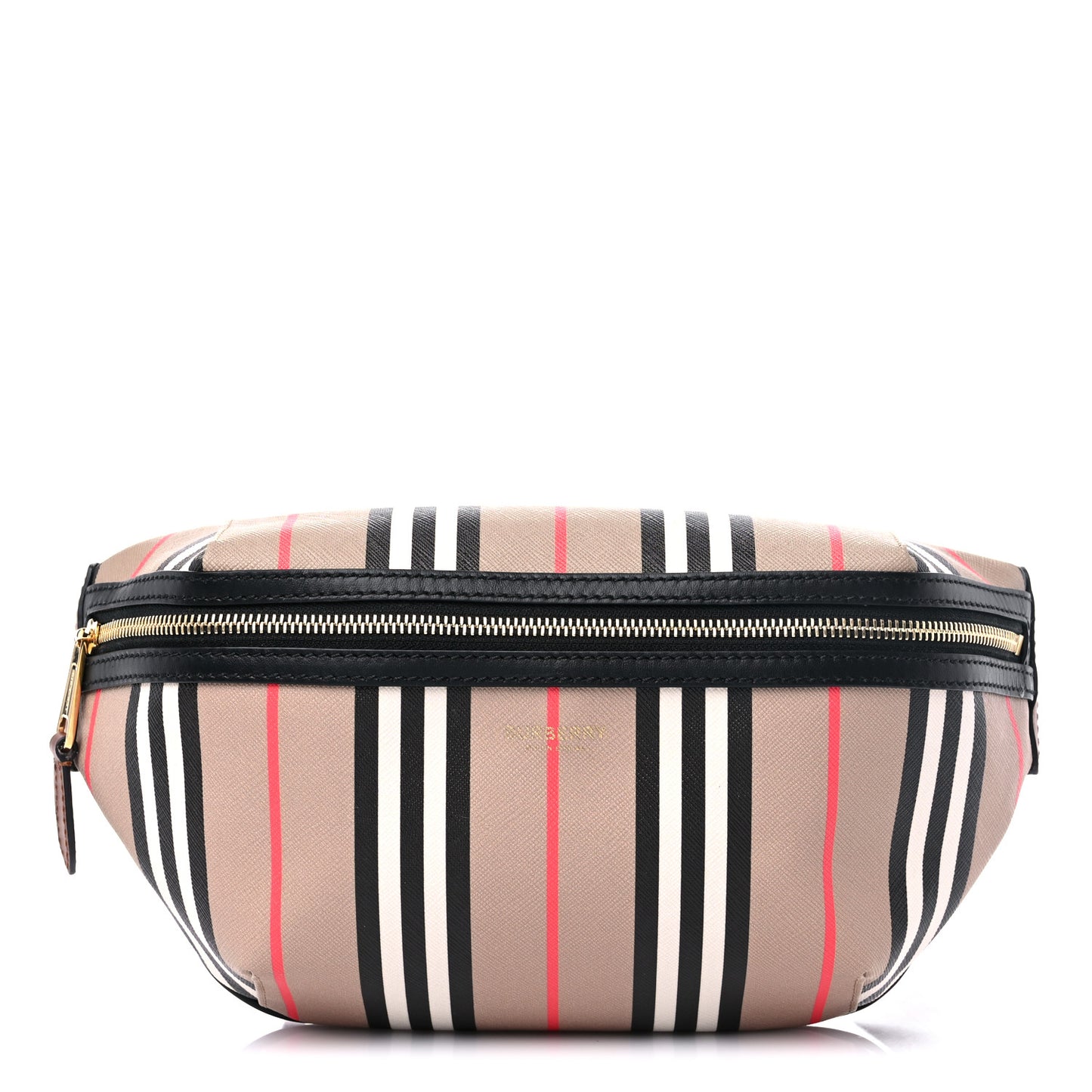 E-Canvas Icon Stripe Sonny Bum Bag Archive Beige